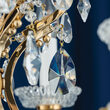 Candelabru modern cristal alama Aur 24k 6xE14/40W, Hirohito LU 2143/6 Gold Orion